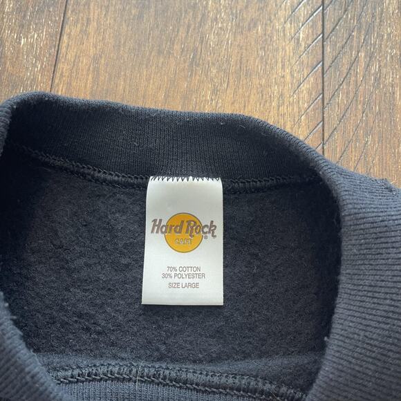 Hard Rock Cafe Sweatshirt L Save The Planet Paris Crewneck - Picture 5 of 8